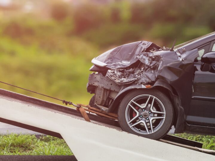 Straszny wypadek drogowy z udziałem trzech samochodów osobowych w Myszkowie