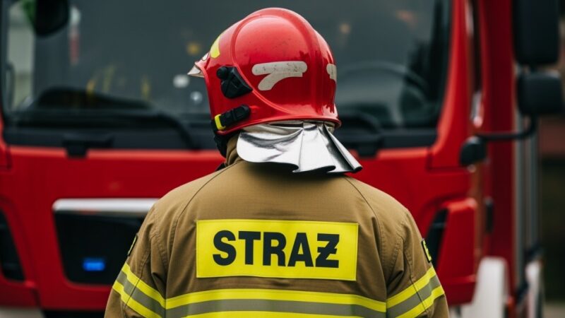 Strażacy w Lgocie: Efektywne ćwiczenia w walce z pożarem lasu 2025
