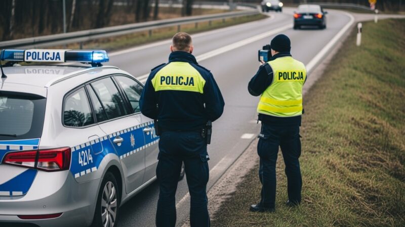 Myszkówscy policjanci w akcji „Prędkość” na drogach!