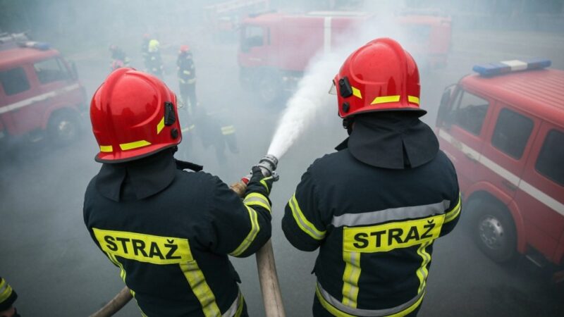 Strażacy z Myszkowa wspierają seniorów w walce z zagrożeniami pożarowymi