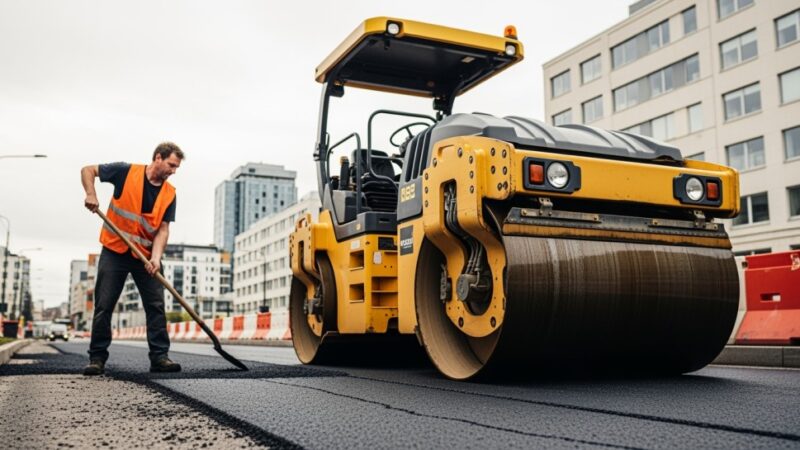 Nowa droga w gminie Poraj niemal gotowa – sprawdź ostatnie prace!