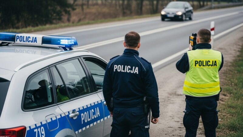 Myszków w akcji: Policja kontroluje trzeźwość kierowców