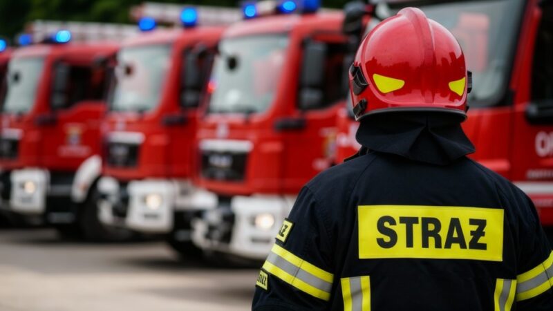 Myszków na czołowej pozycji w wyjazdach OSP w powiecie myszkowskim w 2025 roku