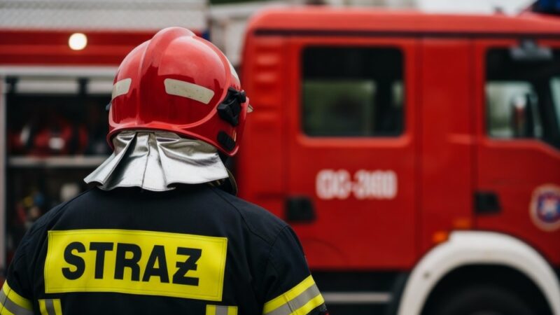 Myszków poszukuje ratowników: 4 wolne etaty w straży pożarnej