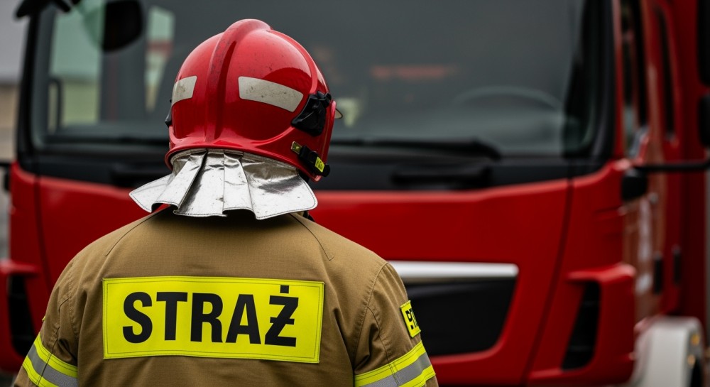 Pożar w Pustkowie: strażacy walczą z ogniem!