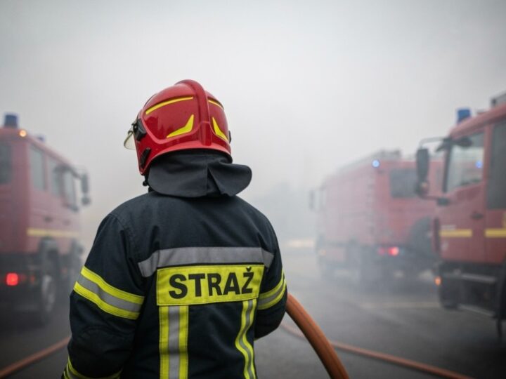 Cztery interwencje strażaków w Żarkach: alarmujące pożary traw w obliczu wysokiego ryzyka