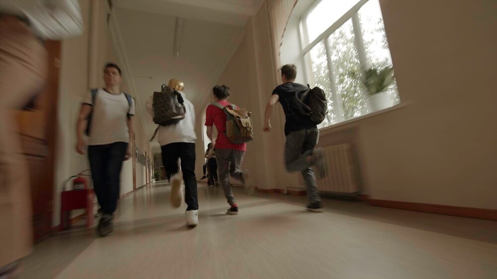 Średniowieczne osady na korytarzach szkoły w Kuźnicy Starej