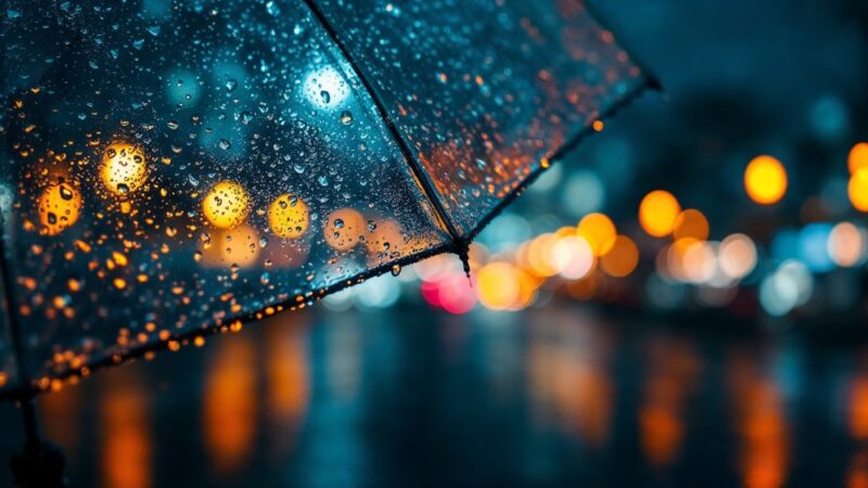 Burze w gminie Poraj: silne opady i wiatry do 85 km/h!