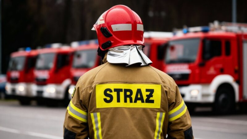 Strażackie zmagania o Puchar Burmistrza Myszkowa: emocje na stadionie!
